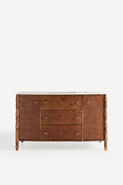 Anthropologie Spindle Single-Wide Bathroom Vanity