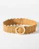 Anthropologie Stretch Shimmer Raffia Belt - 1