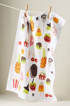 Anthropologie Summerween Dish Towel