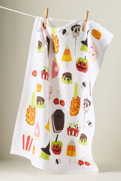 Anthropologie Summerween Dish Towel