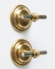 Anthropologie Sylvie Mixed Metal Knobs, Set of 2 - 2