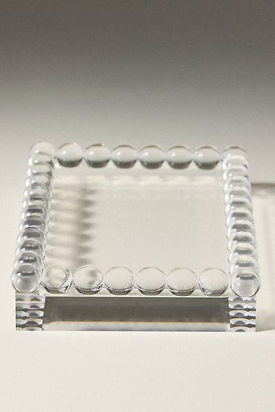 Anthropologie Tart by Taylor Lucite Bubble Trinket Tray