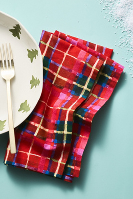 Anthropologie Tartan Napkins - Thumbnail 4