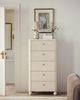 Anthropologie Tasha Lacquer Five-Drawer Dresser - 1