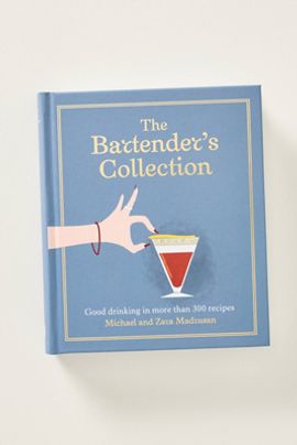 Anthropologie The Bartender's Collection Hardcover Cocktail Book