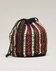 Anthropologie THE GREAT. Beaded Cinched Bucket Bag - 2