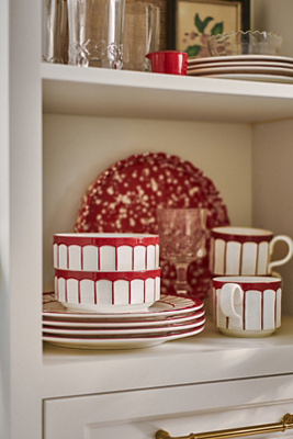 Anthropologie The Latte Dinner Plates - Thumbnail 3