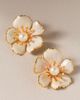 Anthropologie The Pink Reef Flora Pearl Earrings - 1