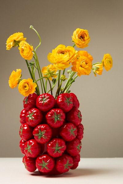 Anthropologie Tomato Garden Vase