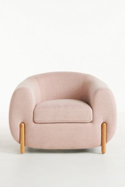 Anthropologie Valencia Linen Mermont Chair