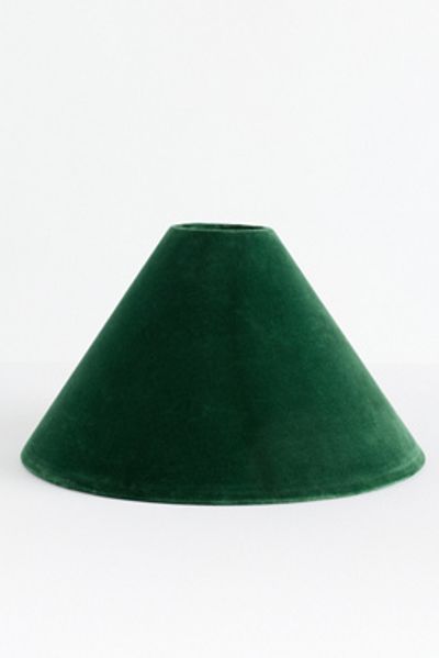 Anthropologie Velvet Empire Lamp Shade