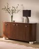 Anthropologie Vivienne 68" Marble Top Wood Sideboard - 1