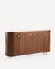 Anthropologie Vivienne 68" Marble Top Wood Sideboard - 4