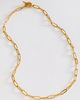 Anthropologie Water-Resistant Paperclip Lariat Necklace - 1