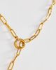 Anthropologie Water-Resistant Paperclip Lariat Necklace - 2