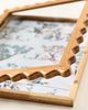 Anthropologie Wavy Wooden Art Frame - 2