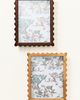 Anthropologie Wavy Wooden Art Frame - 4