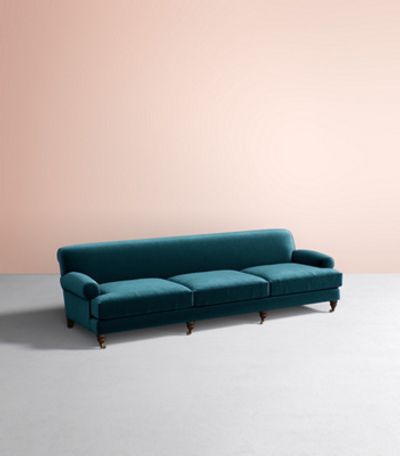 Anthropologie Willoughby Three-Cushion Sofa