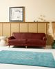 Anthropologie Willoughby Two-Cushion Leather Sofa - 2