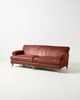 Anthropologie Willoughby Two-Cushion Leather Sofa - 3