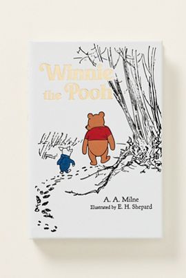Anthropologie Winnie The Pooh Leather Bound Edition Kids Book