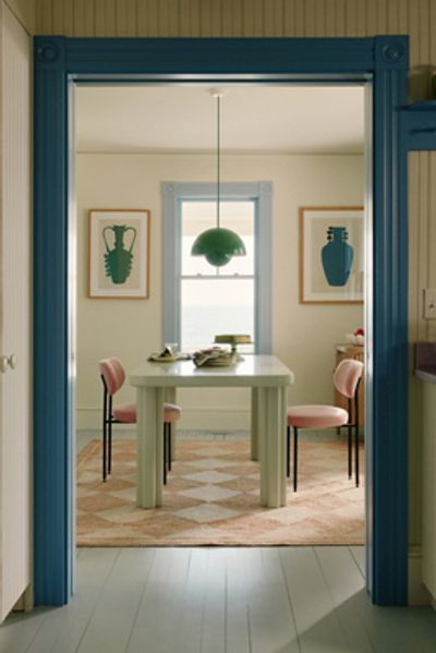 Anthropologie Winton Rectangular Lacquered Wood Dining Table