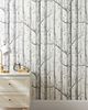 Anthropologie Woods & Stars Black/White Wallpaper - 1