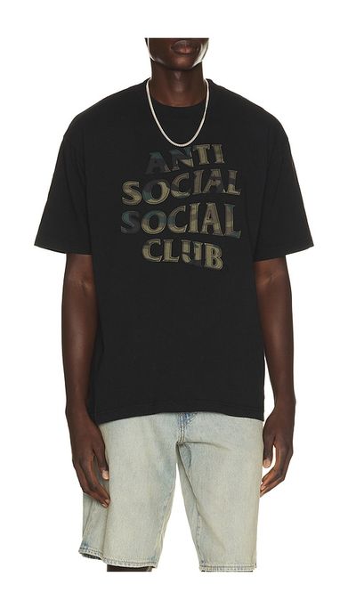 Anti Social Social Club Anti Social Social Club Camo Applique Tee