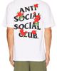Anti Social Social Club Anti Social Social Club Embroidered Rose Kkotch Tee - 1