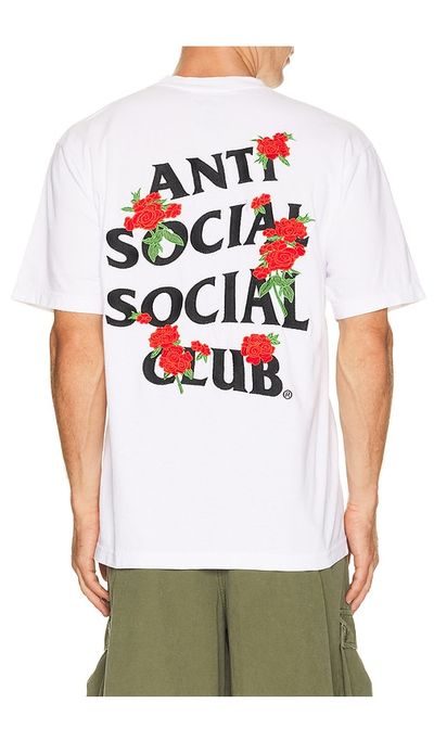 Anti Social Social Club Anti Social Social Club Embroidered Rose Kkotch Tee