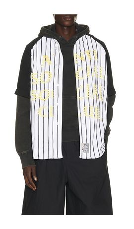 Anti Social Social Club Anti Social Social Club Pinstriped Baseball Jersey