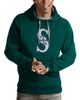 ANTIGUA Men's Antigua Aqua Seattle Mariners Victory Pullover Team Logo Hoodie - 1