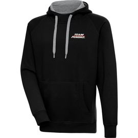 ANTIGUA Men's Antigua Black Team Penske Victory Pullover Hoodie 