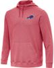 ANTIGUA Men's Antigua Heather Red Buffalo Bills Cloud Pullover Hoodie  - 1