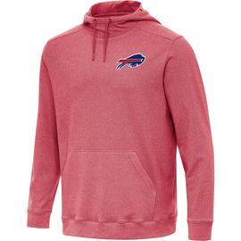 ANTIGUA Men's Antigua Heather Red Buffalo Bills Cloud Pullover Hoodie 