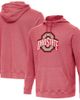 ANTIGUA Men's Antigua Heather Scarlet Ohio State Buckeyes Cloud Pullover Hoodie - 1