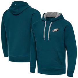 ANTIGUA Men's Antigua Midnight Green Philadelphia Eagles Victory Pullover Hoodie 