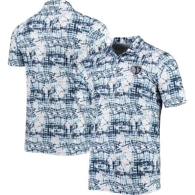 ANTIGUA Men's Antigua Navy Sporting Kansas City Vivid Polo 