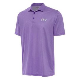ANTIGUA Men's Antigua Purple/White TCU Horned Frogs Rings Polo 