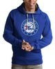 ANTIGUA Men's Antigua Royal Philadelphia 76ers Team Logo Victory Pullover Hoodie  - 1
