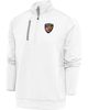 ANTIGUA Men's Antigua White Baltimore Ravens Team Logo Throwback Generation Quarter-Zip Pullover Top  - 1