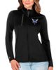ANTIGUA Women's Antigua Black Charlotte Hornets Generation Full-Zip Jacket  - 1