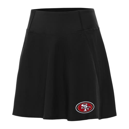 ANTIGUA Women's Antigua Black San Francisco 49ers Chip Skort 