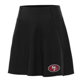 ANTIGUA Women's Antigua Black San Francisco 49ers Chip Skort 