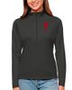 ANTIGUA Women's Antigua Charcoal Philadelphia Phillies Tribute Quarter-Zip Pullover Top  - 1