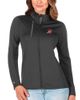 ANTIGUA Women's Antigua Graphite/Silver Utah Utes Generation Full-Zip Jacket  - 1