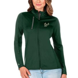 ANTIGUA Women's Antigua Green/Graphite South Florida Bulls Generation Full-Zip Jacket