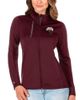 ANTIGUA Women's Antigua Maroon/Graphite Montana Grizzlies Generation Full-Zip Jacket  - 1