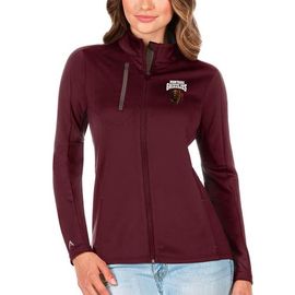 ANTIGUA Women's Antigua Maroon/Graphite Montana Grizzlies Generation Full-Zip Jacket 