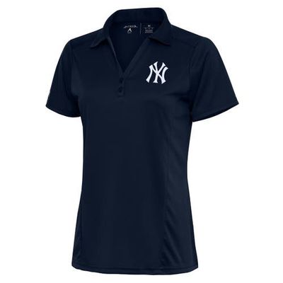 ANTIGUA Women's Antigua Navy New York Yankees Logo Tribute Polo 